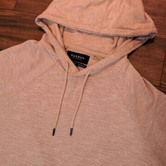 PacSun Men’s Long Sleeve Shirt w/ Hoodie - Size M - Picture 6 of 8